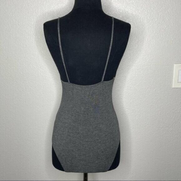 Urban Look Charcoal Gray Bodysuit Size M - Picture 3 of 10